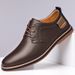 Cross-border Prince Large Size 48, Popular Leather Shoes, Fashionable Business Casual Hand-Stitched Chelsea Men's Shoes_vogvips.com