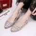 Cross-border Spring Summer New Small Style Shallow Mouth Foreign Trade Large Size Women's Shoes Fabric Slip-on_vogvips.com