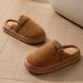 Cotton Slippers EVA Autumn And Winter Slippers For Women, Indoor Warm Fur Cotton Slippers, Thick Soled Couple Cotton Slippers For Home Use_vogvips.com