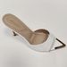 Internet Celebrity 2025 Patent Leather High Heels New Slippers Summer Women Fashion Sexy Outdoor Pointed Toe One-Strap_vogvips.com