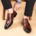 Euro Step Brogue British Style Carved Business Formal Men's Office Three-Joint Genuine Leather Oxford Shoes_vogvips.com
