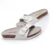 Womens Multi Color Adjustable Buckle Slide Sandals Soft Cork Footbed For Summer Daily Wear Casual Shoes_vogvips.com