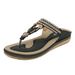 923-4 Spring Summer 2025 New Lightweight Comfortable Flat For Women Casual Fashion Beach Large Size Sandals_vogvips.com