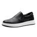 Euro Step Genuine Men's Sneakers New Slip-On Breathable Casual Leather Loafers Soft Sole Driving Shoes_vogvips.com