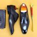 First layer cowhide men's formal leather shoes men's real cowhide inner business pointy English men's shoes_vogvips.com