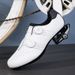 New Style Cycling Shoes With Locks, Double Buckle Lock Shoes, Men's And Women's Road Bicycle Power Shoes, Hard Bottom Mountain Bike Rubber Bottom_vogvips.com
