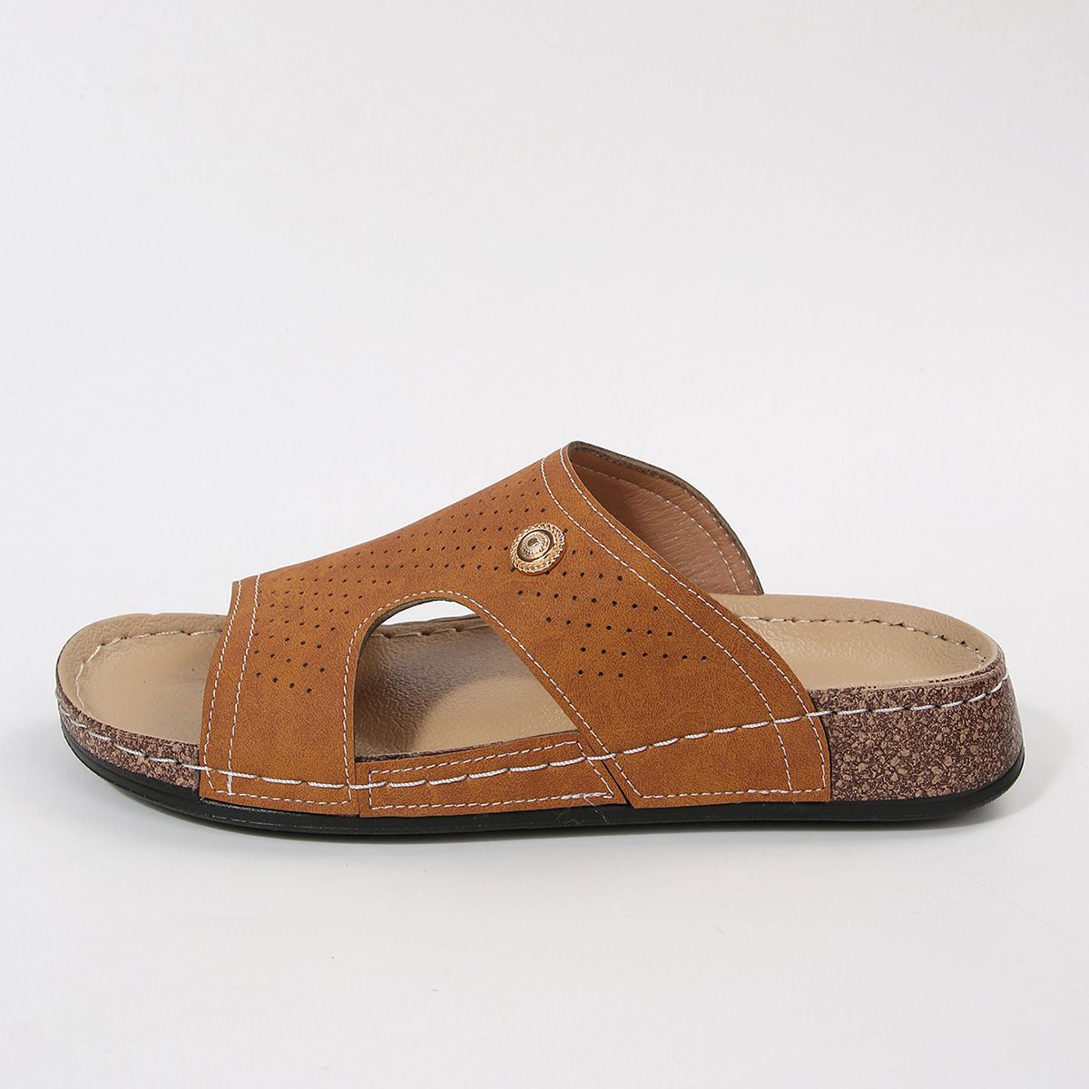 Women's Summer Open Toe Wedge Sandals Comfortable Plus Size Beach Sandals New Style_vogvips.com