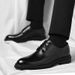 Leather Large Size Formal Business British Style Height Increasing Men's Casual Suit Groom Wedding Shoes_vogvips.com
