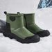 2026 New Men's Snow Boots, Korean Style Thick-Soled Winter Boots With Fleece Lining, Warm, Stylish, And Versatile_vogvips.com