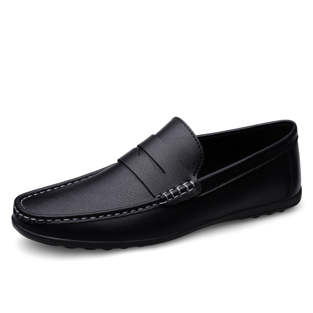 Suitable For All Seasons New Men' Britih Style Fahion Buine Caual Surface Soft Sole Comfortable Breathable Convenient Slip-On Leather_vogvips.com