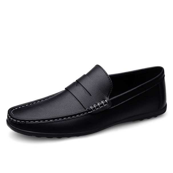 Suitable For All Seasons New Men' Britih Style Fahion Buine Caual Surface Soft Sole Comfortable Breathable Convenient Slip-On Leather_vogvips.com
