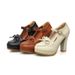 New Summer High-Heeled Women's For Cross-Border E-commerce, College Retro Bowknot Thick-Soled Chunky Heel Strap-On Large_vogvips.com