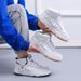 High Top White For Women New Autumn And Winter High Street Flat Bottom Women's Versatile Casual Sports Board_vogvips.com