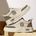 Leather Men White Sneakers Breathable Skateboarding Shoes Mens Outdoor Walking Running Shoes Couple Casual_vogvips.com