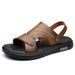 Summer Outdoor Beach Shoes 2025 New Car Wear Off Slip Dual Use Dad's Men's Sandals_vogvips.com