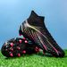 New High Top Shoes With Long Broken Nails For Men Women's Football Competition Training Sports Shoes, Anti Slip And_vogvips.com