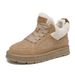 2023 Women's Snow Winter New Plush Fashion Warm Short Boots Internet Celebrity Trend Thick Sole Height Increasing Cotton_vogvips.com