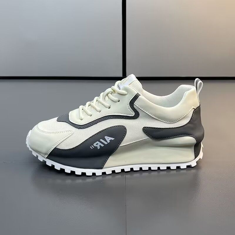 Chunky Sneakers Men Cover Bottom Board Fashion Casual Microfiber Leather Mh Breathable Increased Internal Platform_vogvips.com