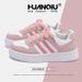 Women's Chunky Pink Sneakers Versatile White Sneakers Spring New Style Campus Style ZHQ68119_vogvips.com
