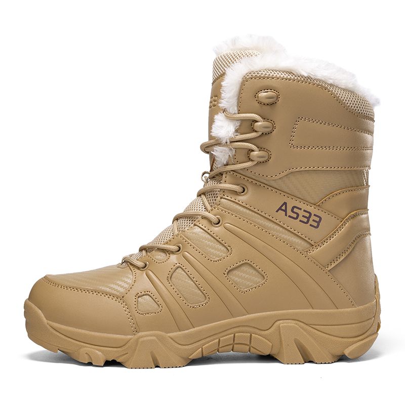 Outdoor High-top Boots Women Lace-up Breathable Comfortable Ankle Boots Men Shock-absorbing Breathable Casual Combat Boots Women_vogvips.com