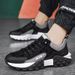 Men's Thick Soled Running Shoes Spring Autumn Style Fashionable Breathable Sports All Match Dad Sneakers_vogvips.com