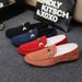 Men’s Shoes Spring And Summer Men's Casual Shoes Men's Cloth Shoes Toad Shoes Men's Lazy Shoes Slip On Foreign Trade Large Size 46 Trendy Shoes_vogvips.com