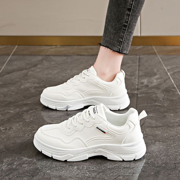 Impression Wind Net Batch Spring Season Small White Hundred With Flat Students Casual Women's Shoes_vogvips.com