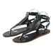 Summer Women Flats Slippers Pu Leather Flip Flops Belt Buckle Female Shoes New Rome Fashion S Sandals_vogvips.com