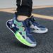 Hot Selling Boys Shoes Autumn New Mesh Breathable Rotating Button Basketball Shoes Girls Lightweight Sports Shoes_vogvips.com