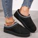 Large Size For Women's Autumn And Winter New Style Lace Casual Half Drag Snow Cotton Boots_vogvips.com