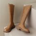 Ins Super Slimming~ Thick Sole Rivet Over-the-Knee Long For Women With Chunky Heel Back Zipper, Autumn And Winter Style_vogvips.com