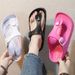 Bebealy Fashion Women Flip-flops Sandals Women EVA Flat Sandals Waterproof Beach Sandals Thick Sole Cushioned Pool Shower Shoes_vogvips.com
