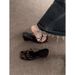 High Heel Wedge Slippers For Outdoor Wear 2025 New Shoes Evening Breeze Women's Thin Strap Toe Clip Leopard Print French_vogvips.com