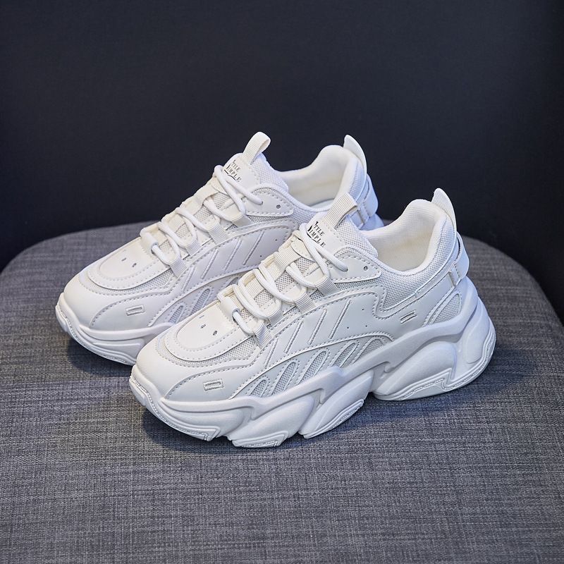 Ins Korean Version Of Dad Female 2025 Spring New Breathable Student Sports Shoes, Height Increasing Street Women's_vogvips.com
