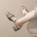 Weiwei Girl 367-1 One-Strap Roman Sandals Women, Perfect For Summer Outfits With Dresses, Comfortable High Heels_vogvips.com