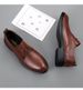 Casual Dress Leather Shoes Men's Shoes Inner Height Increase Single Shoes Thick Sole Height Increase Shoes Casual Suit Shoes_vogvips.com
