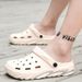 Men's Summer Outdoor Non-Slip Lightweight Closed-Toe Beach Two-in-One Half Slippers Big Head Office Sandals_vogvips.com