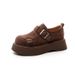 Birkenstocks Women's Korean Version Of Thick-soled Heightening Big-headed Shoes Are Casual And Versatile For Small People_vogvips.com