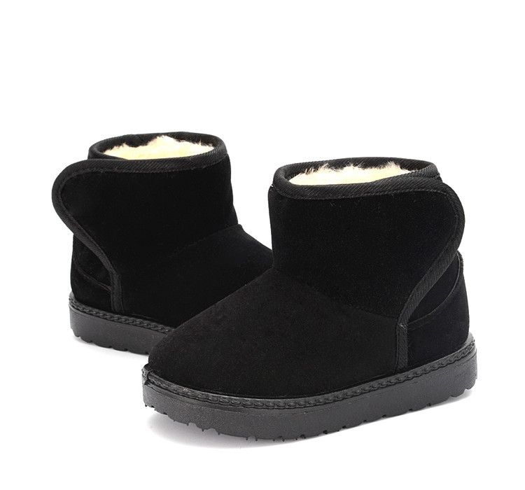 Kids' Winter Snow Boots - Warm & Soft Rubber Sole Boots For Boys & Girls - Non-Slip & Waterproof - Toddler To Big Kid Sizes (21-38)_vogvips.com