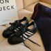 Classic Versatile Genuine Leather German Training For Women, 2026 New Vintage Round-toe Lace-up Casual Shoes, Sporty_vogvips.com