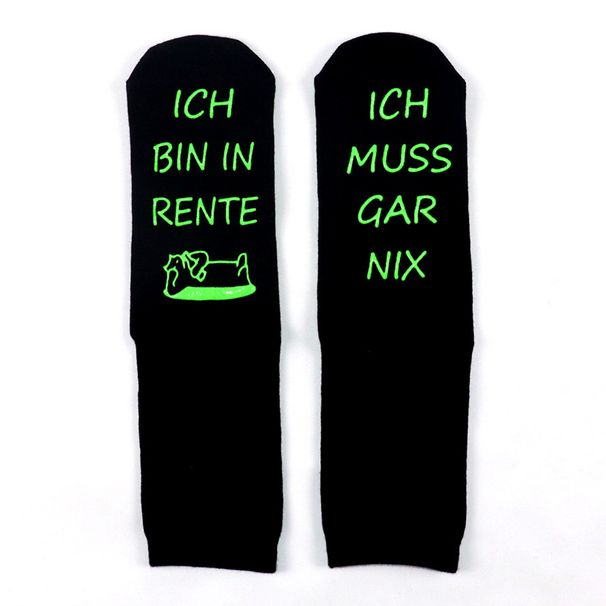 Mid-tube socks retirement series leisure sports cotton socks socks sole non-slip spot rubber floor socks_vogvips.com
