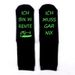 Mid-tube socks retirement series leisure sports cotton socks socks sole non-slip spot rubber floor socks_vogvips.com