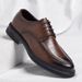 Men's Genuine Leather Oxford Shoes For Wedding Formal Business Casual_vogvips.com