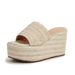 Women's Chunky Platform Sandals For Women - Braided Jute & Slip-Resistant Sole_vogvips.com