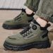 Autumn And Winter Men's High-Top Work Shoes, Men's British-Style Vintage Short Boots, Thick-Soled Non-Slip Martin Boots_vogvips.com