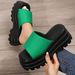 Demonia Thick Soled Shoes Fashionable And Comfortable Open Toe Wedge Sandals For Women Platform Sole Stylish Lightweight High Heeled Sandals_vogvips.com