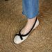 Versatile Round Toe Flat Bean Shoes With Butterfly Bow Soft Sole Grandma Shoes, 2025 Spring And Autumn New Shallow Mouth_vogvips.com