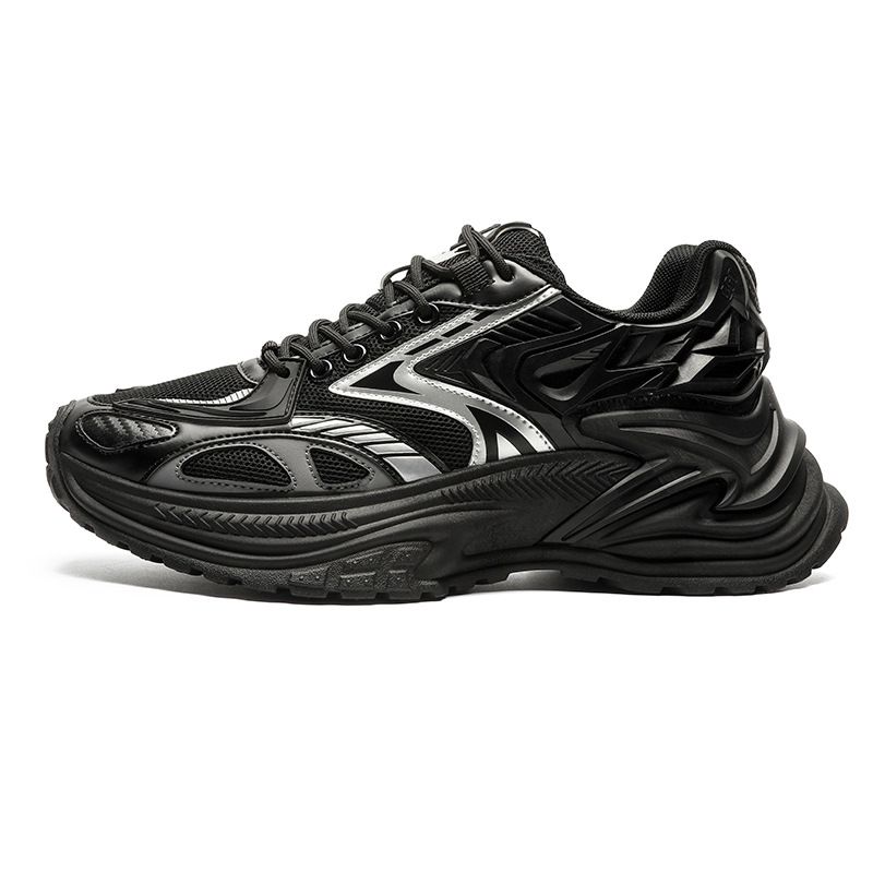 Men's Shoes New Thick Soled Height Enhancing Daddy Shoes Men's Mesh Sports Shoes Casual Mecha Men's Shoes_vogvips.com