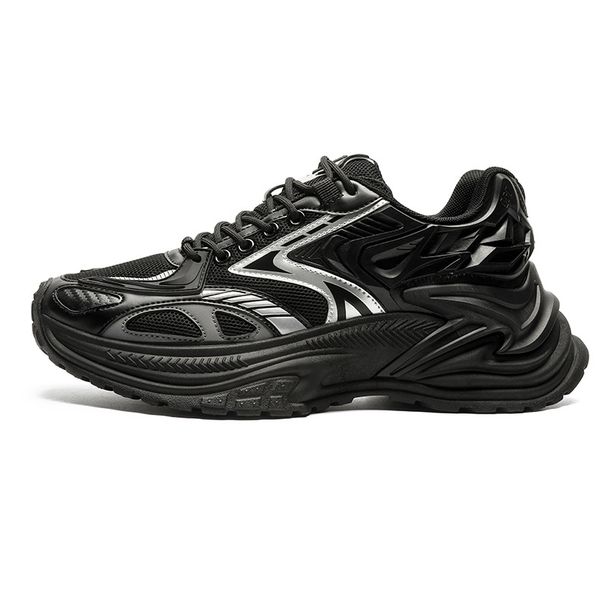 Men's Shoes New Thick Soled Height Enhancing Daddy Shoes Men's Mesh Sports Shoes Casual Mecha Men's Shoes_vogvips.com