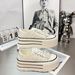 2025 New Korean Version Pearl Sequin Thick-Soled White For Women Versatile Height-Increasing Casual Sneakers Platform_vogvips.com